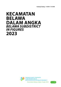 Kecamatan Belawa Dalam Angka 2023