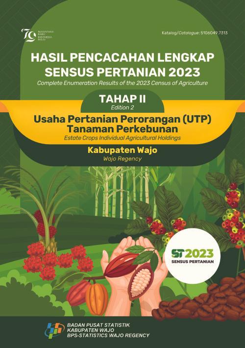 Complete Enumeration Results of the 2023 Census of Agriculture Edition 2: Estate Crops Individual Agricultural Holdings Wajo Regency