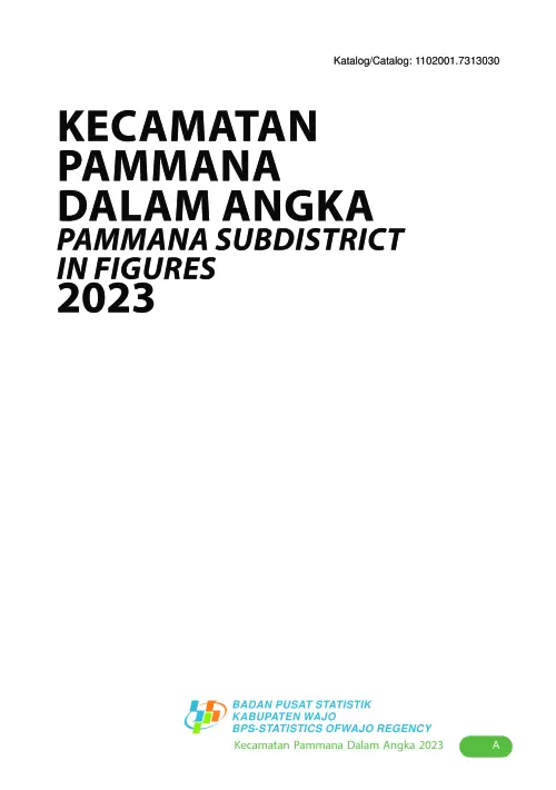 Kecamatan Pammana Dalam Angka 2023